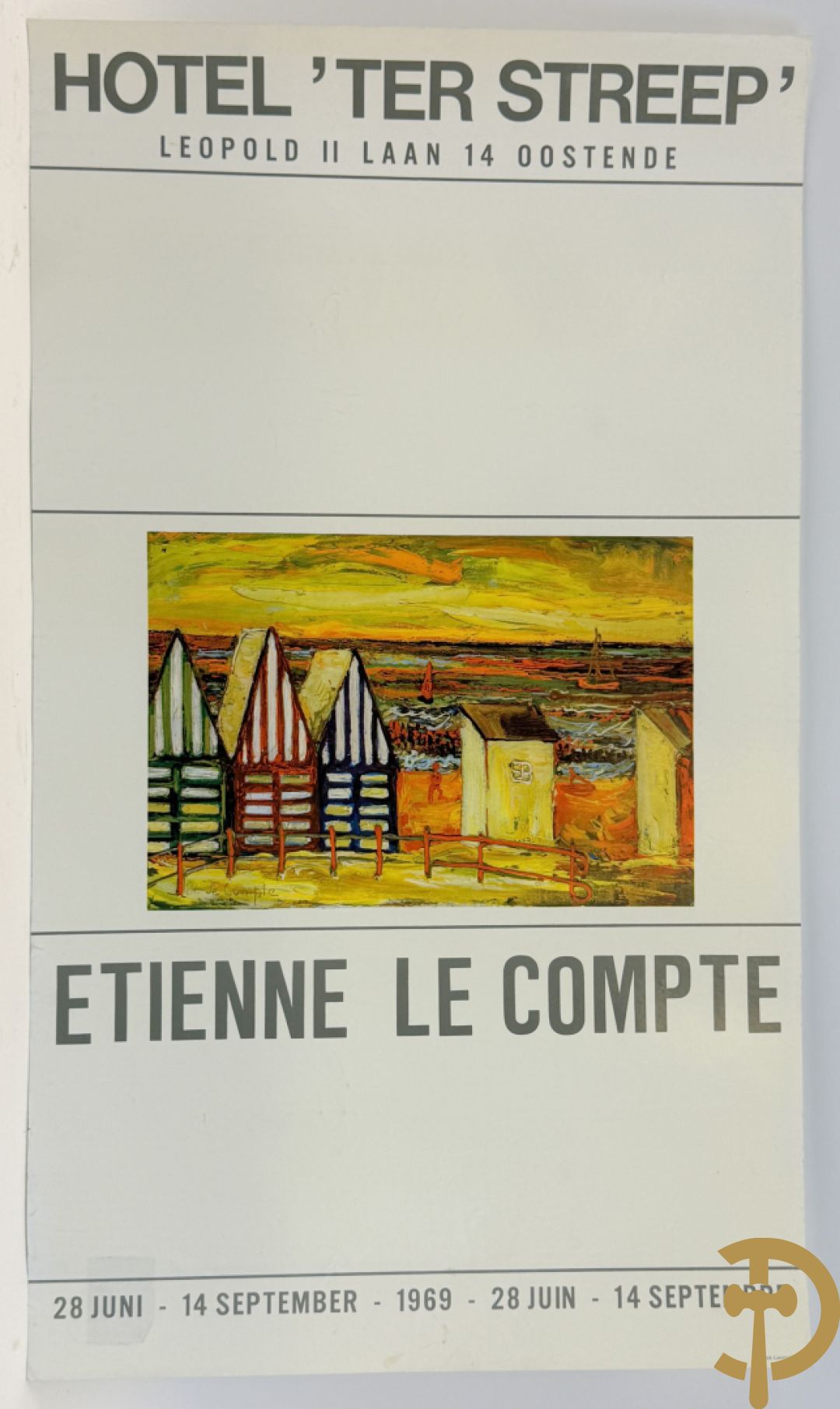 LE COMPTE Et. getekend 