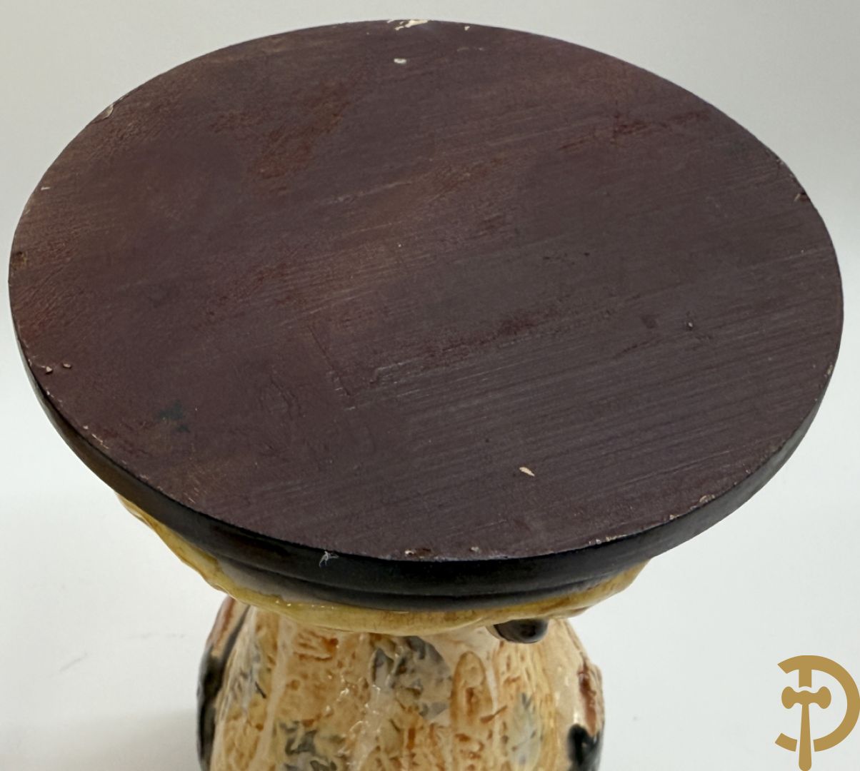 Vijf gekleurde keramieken vogels met afneembare kop, naar Martin Brothers