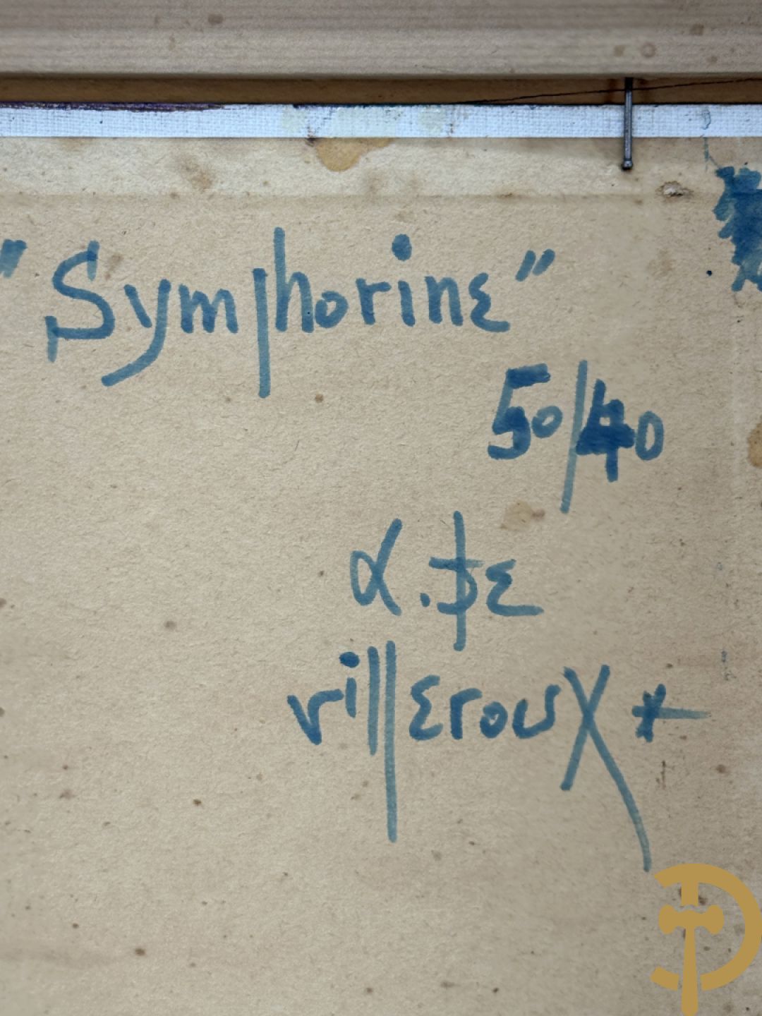 DE VILLEROUX A. getekend 