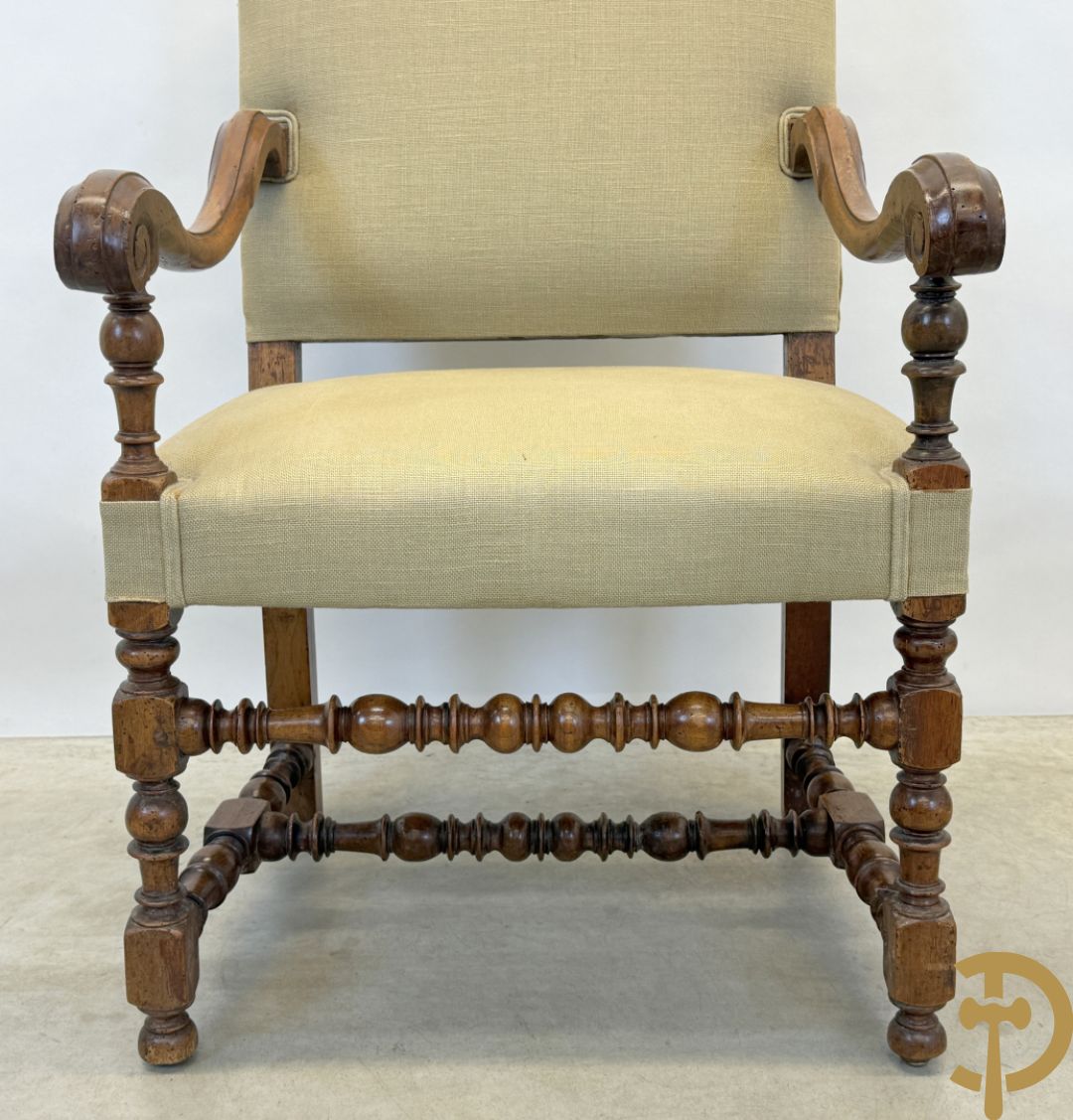 Paar notelaren Louis XVIII armzetels