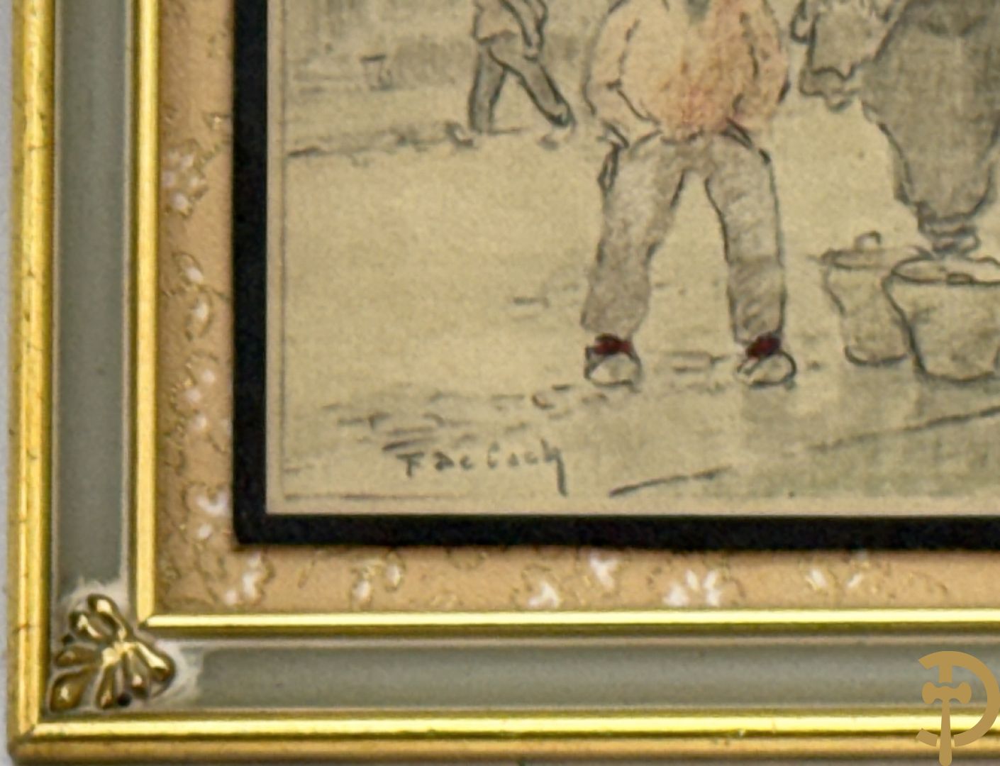 DE COCK F. getekend (Frans) 