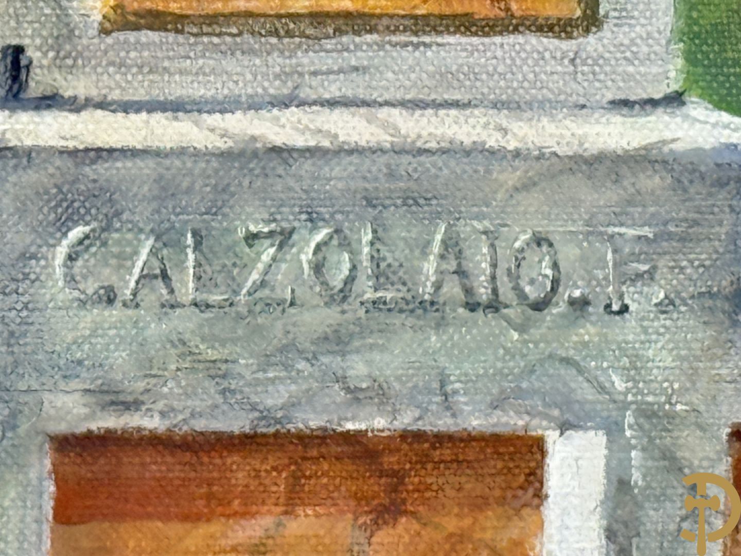 CALZOLAIO F. getekend 