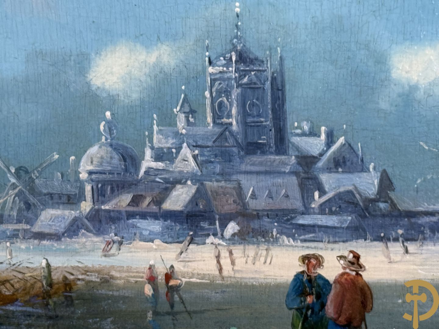 Onleesbaar getekend links onder (Ron...) 