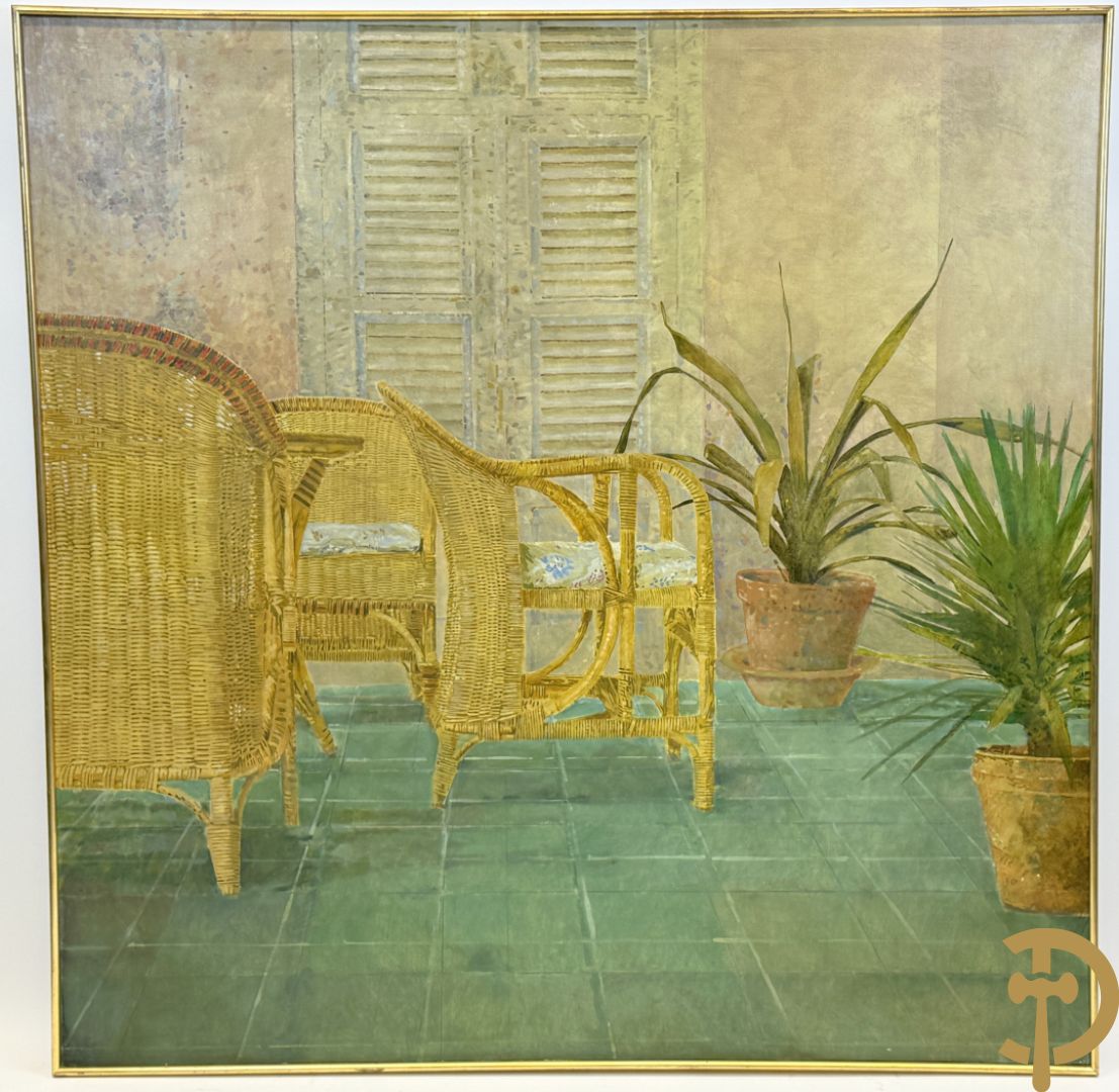 SCHLEE J. (Jaap) getekend Patio 1980-1981, 