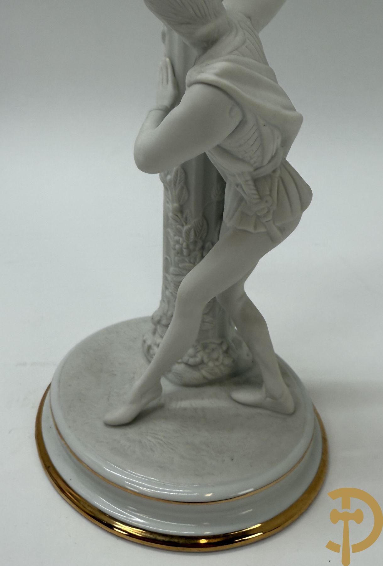 Paar porseleinen kandelaars van Franklin Mint 1986 uit de Romeo & Julia collection