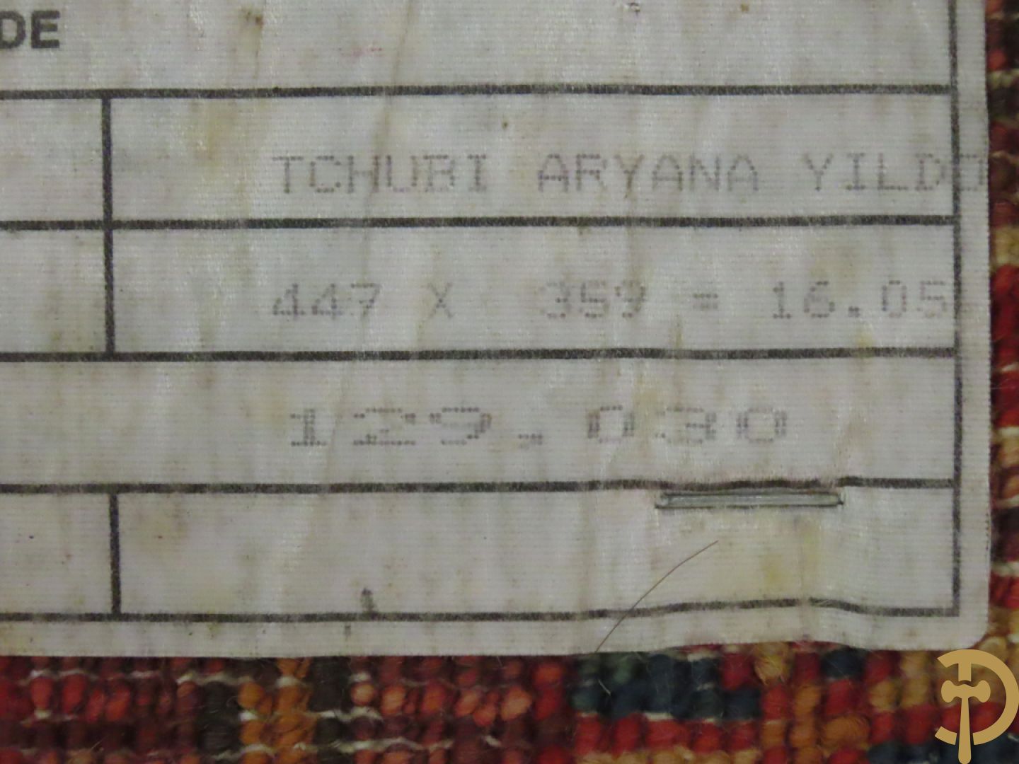 Iranees handgeknoopt tapijt, Tchubi Aryana Jyld