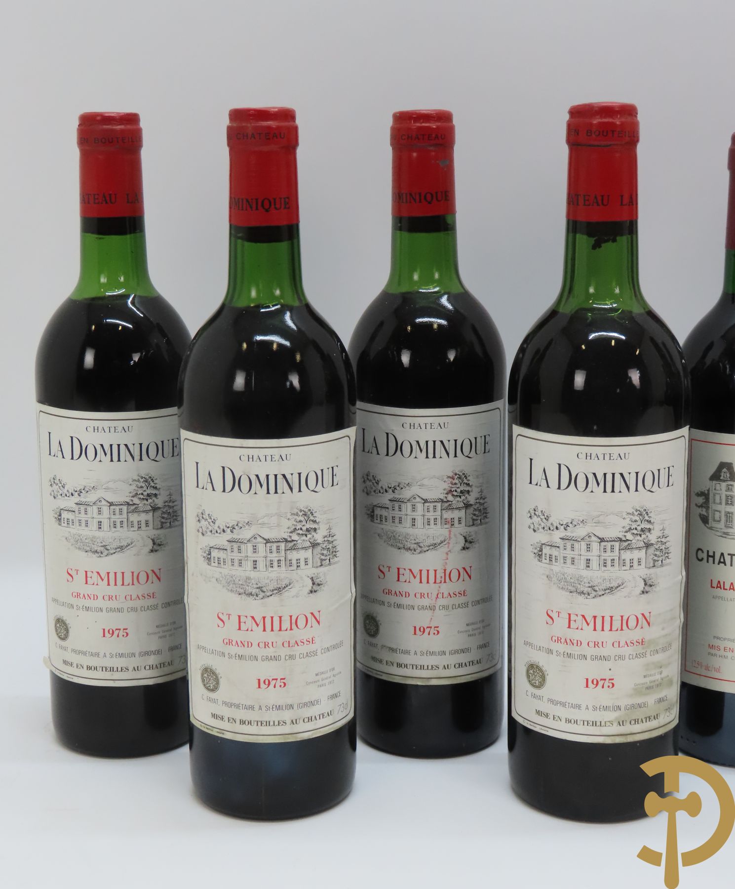 Chateau La Dominique 1975 (4 fl.) + Ch. Chatain 