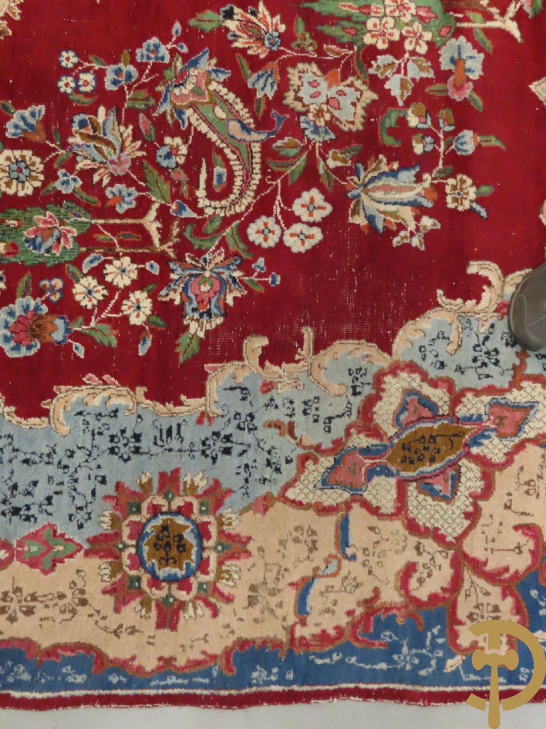 Oosters handgeknoopt tapijt Kirman Royal