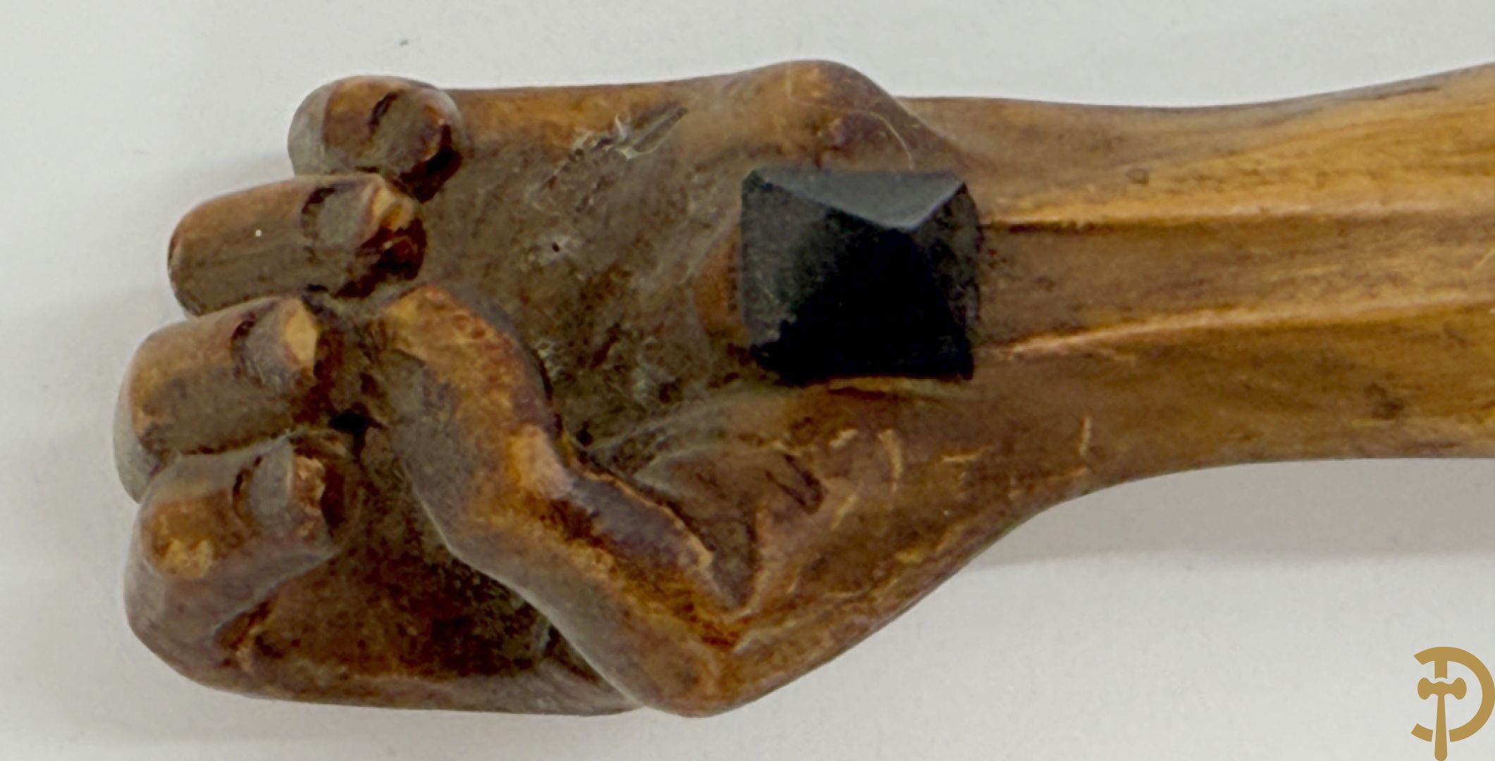 Gesculpteerde houten Jansenistische corpus