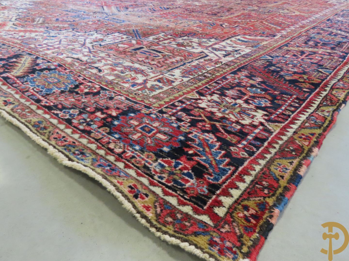 Oosters handgeknoopt tapijt Heriz