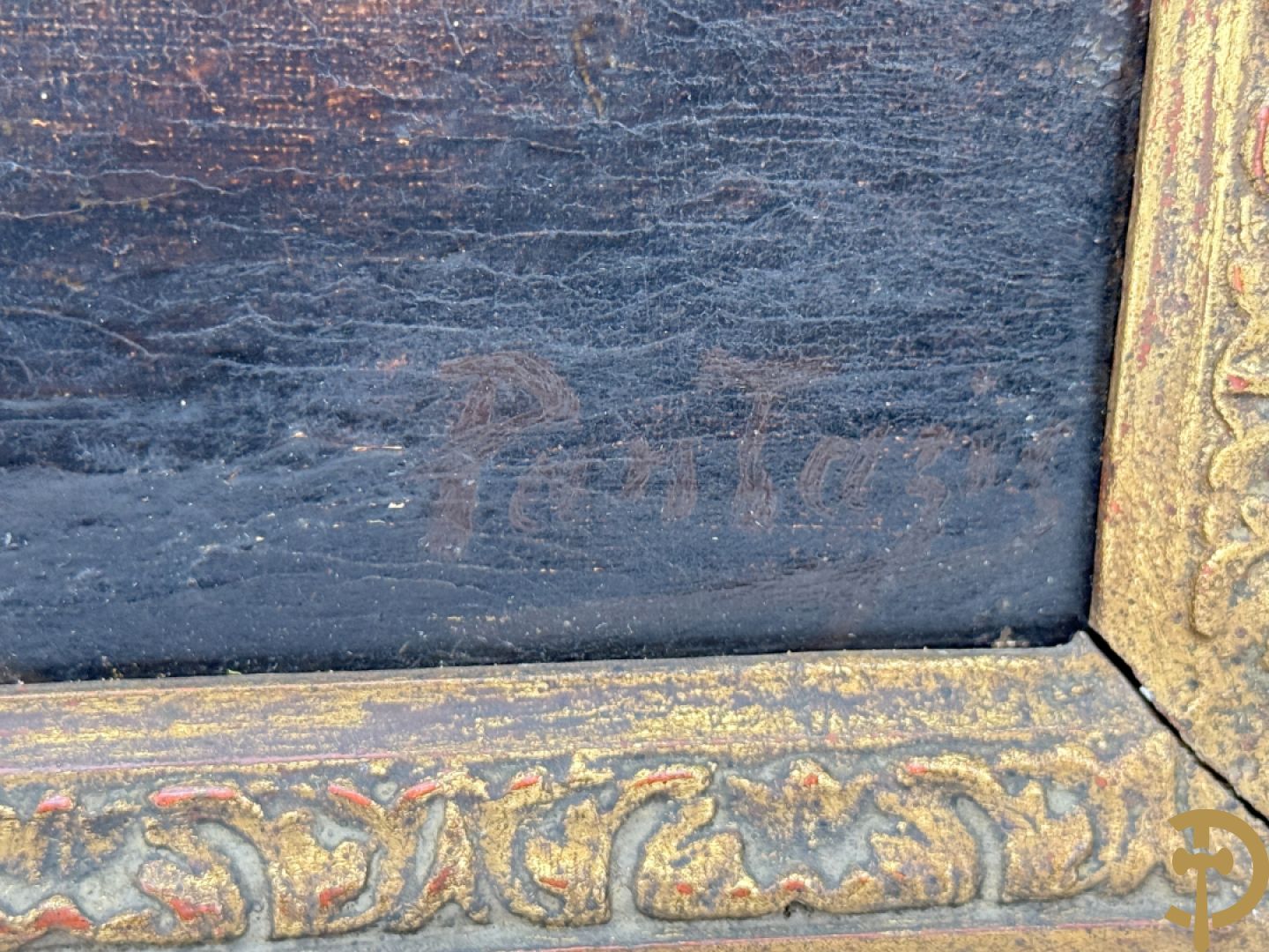 PANTASIS getekend rechts onder 