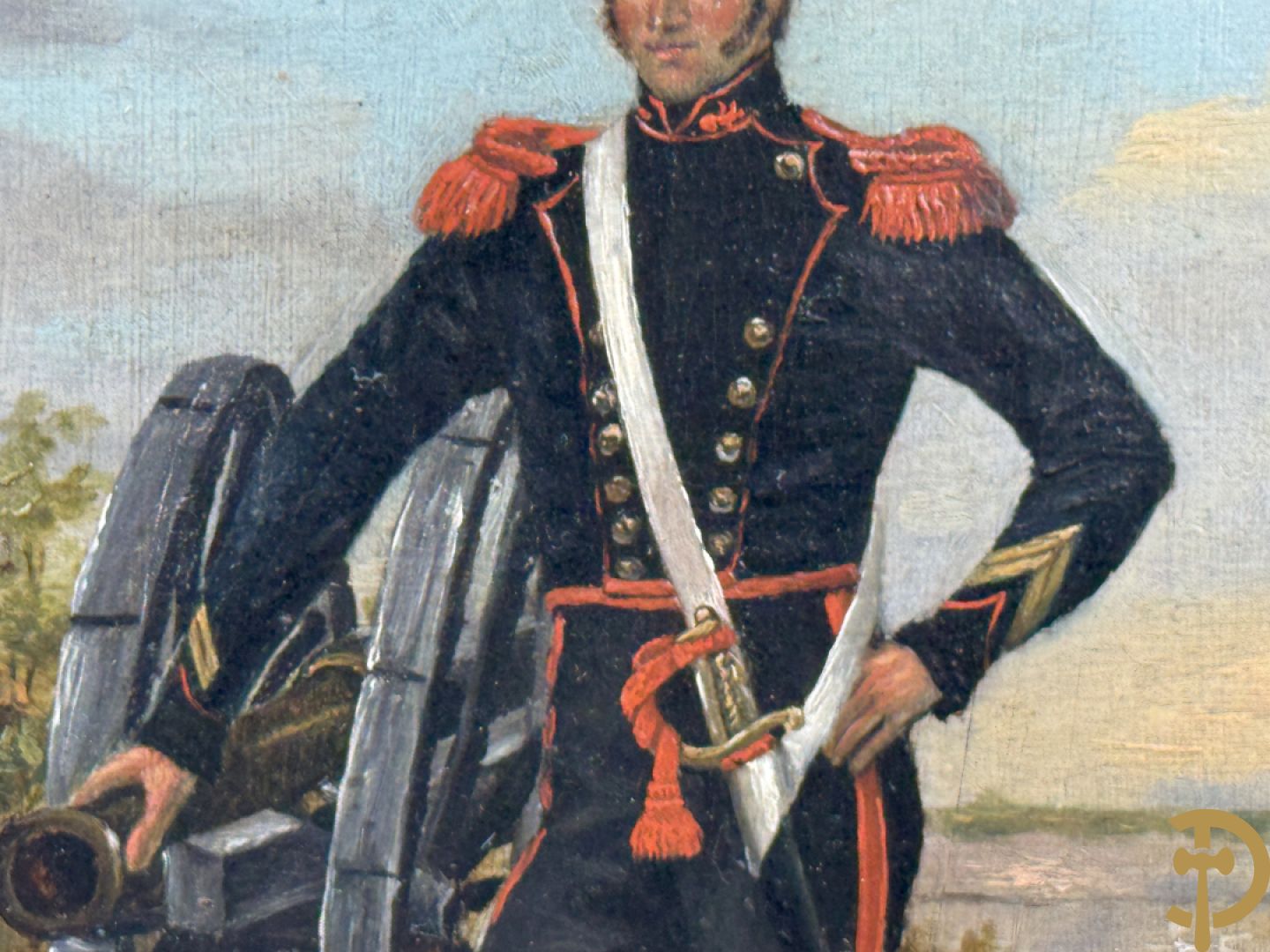 F.M. gemonogrammeerd 1832 