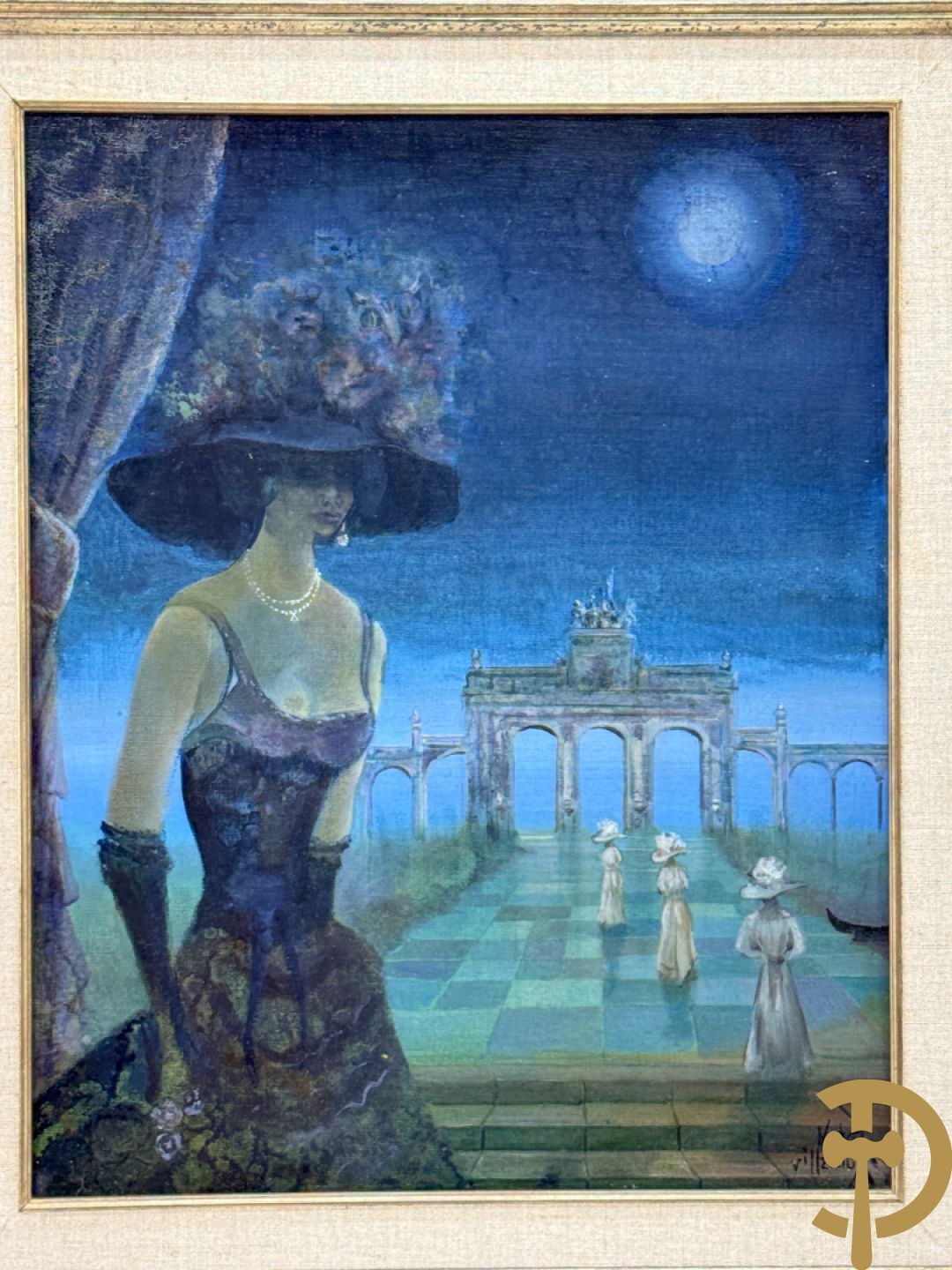 DE VILLEROUX A. getekend 