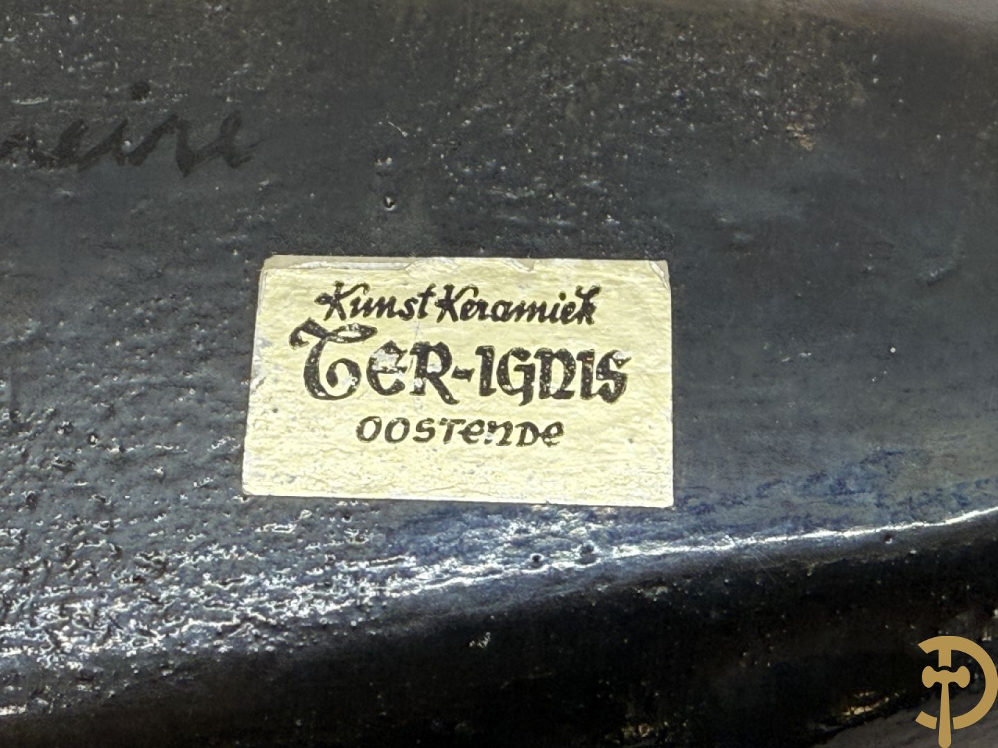 Vier keramieken vintage schalen