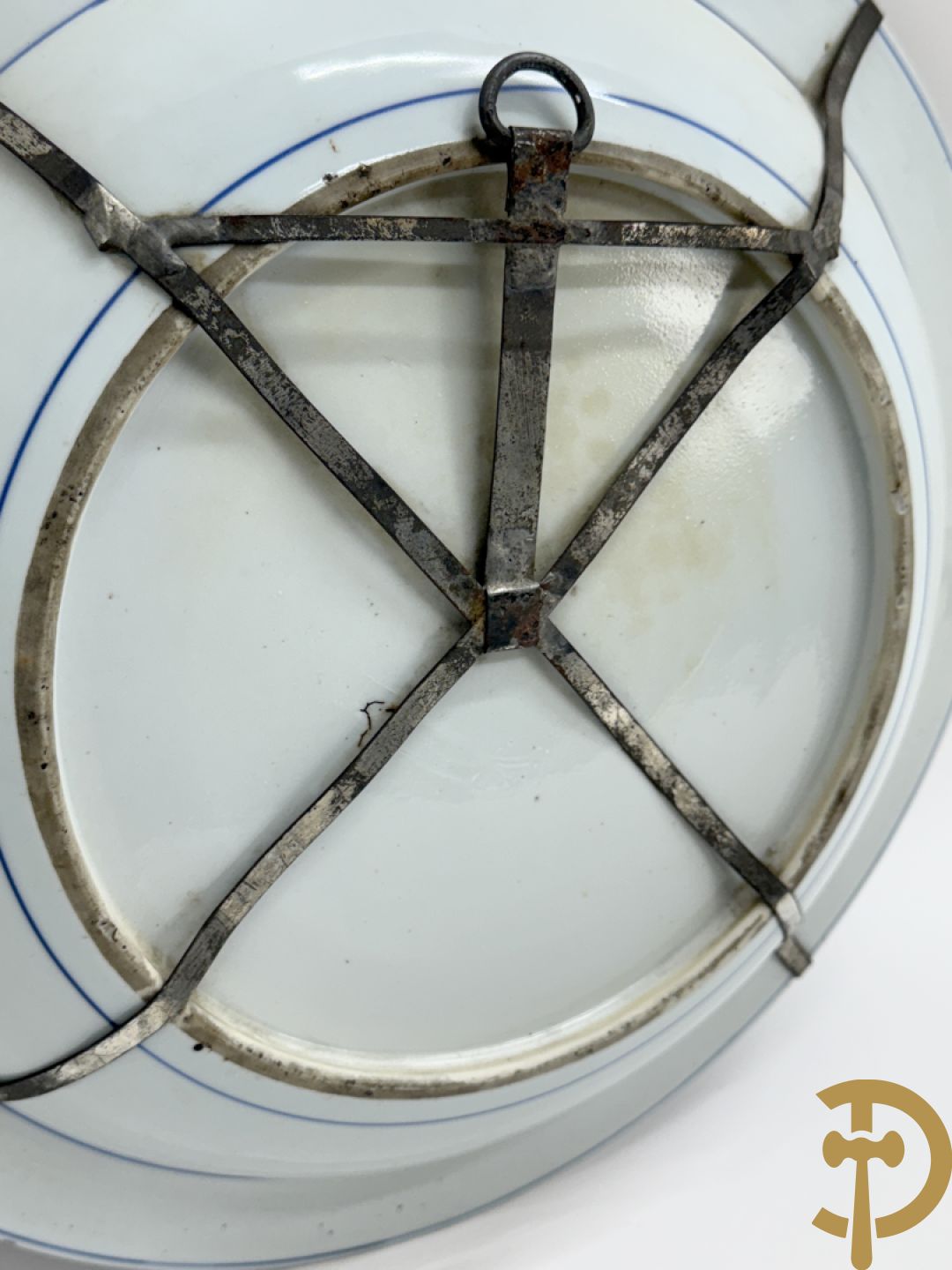 Chinese blauw/wit porseleinen schotel 