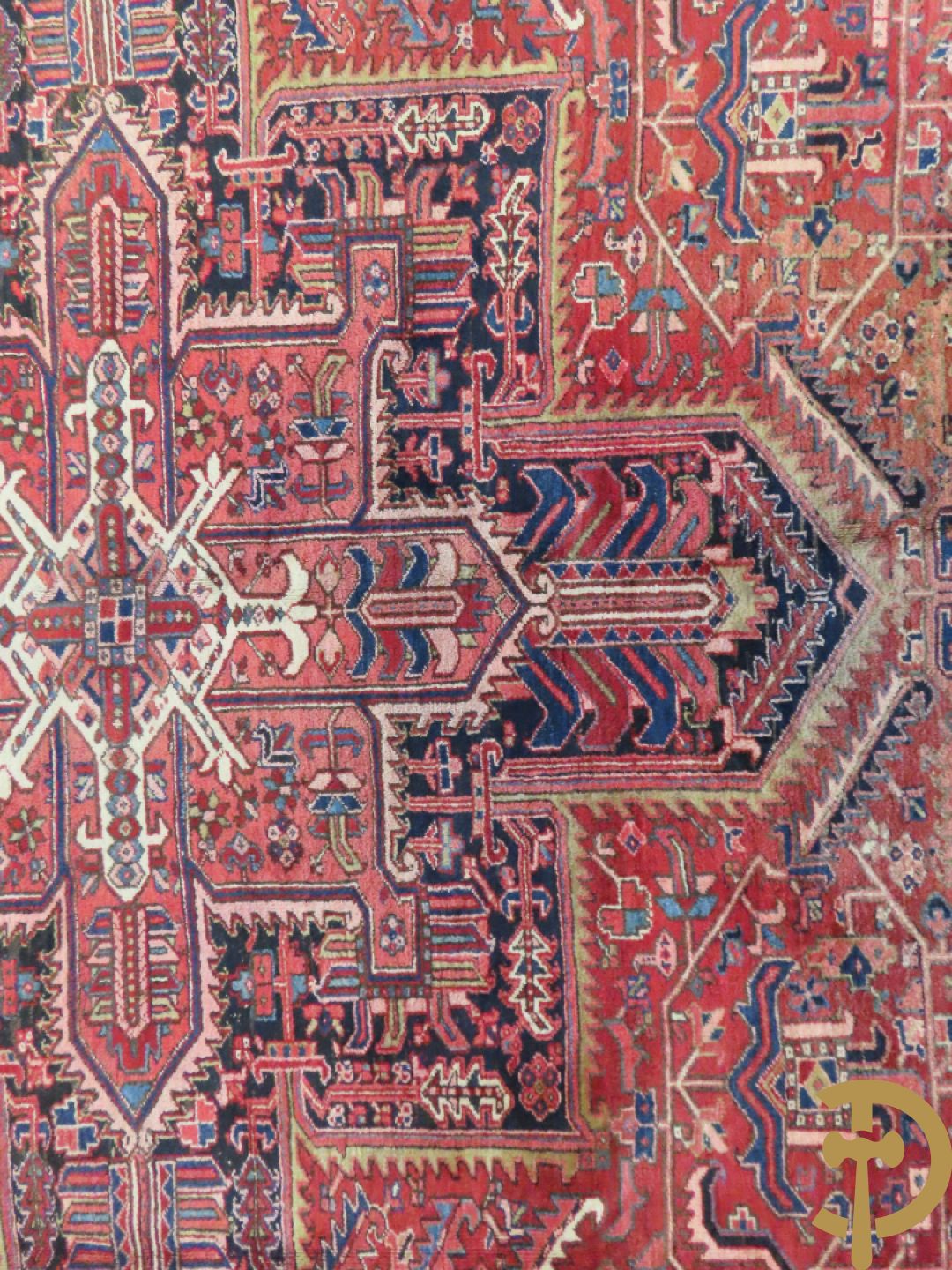 Oosters handgeknoopt tapijt Heriz