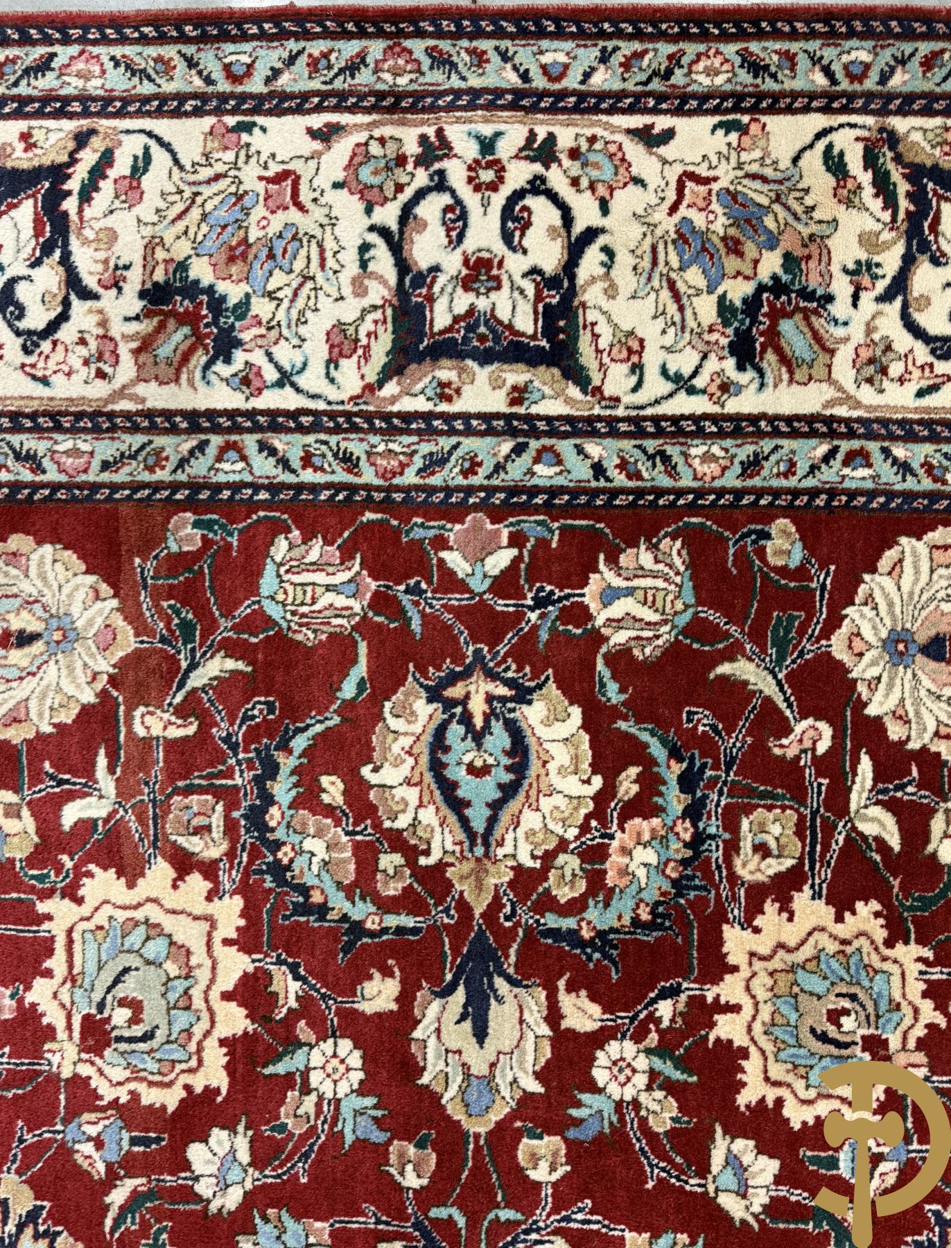 Oosters handgeknoopt tapijt Tabriz