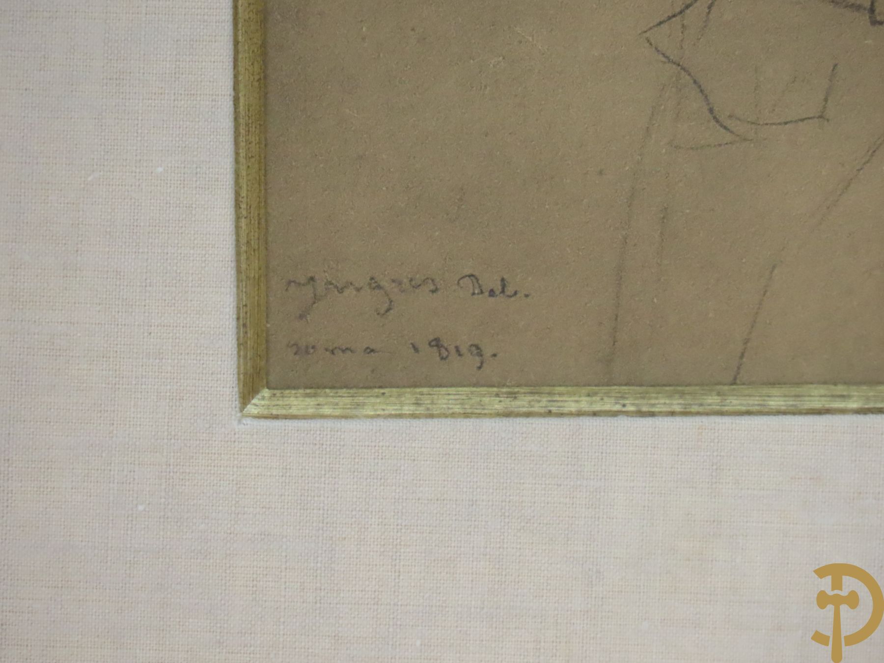 INGRES getekend Roma 1816 