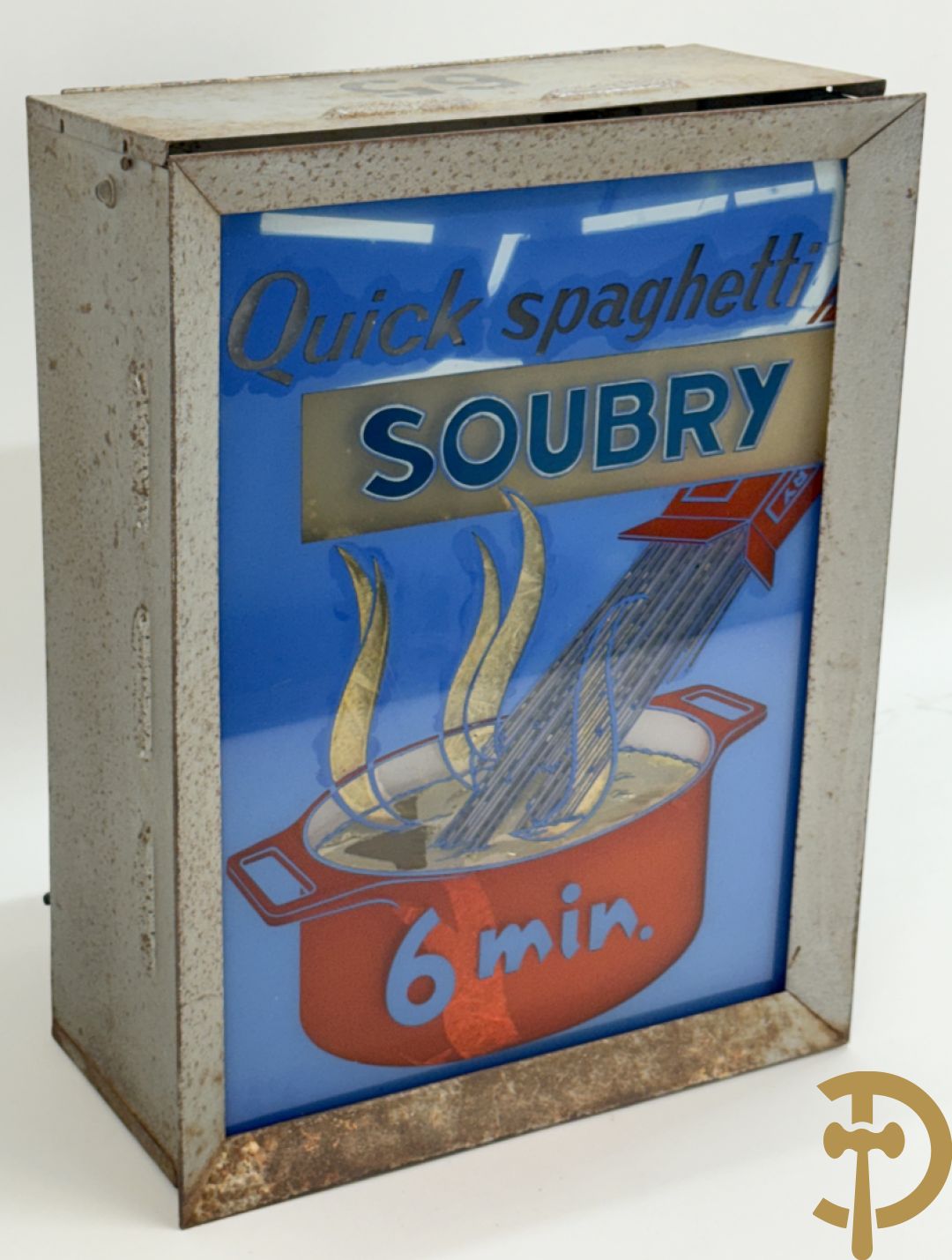 Publiciteit van Soubry Quick spaghetti met verlichting