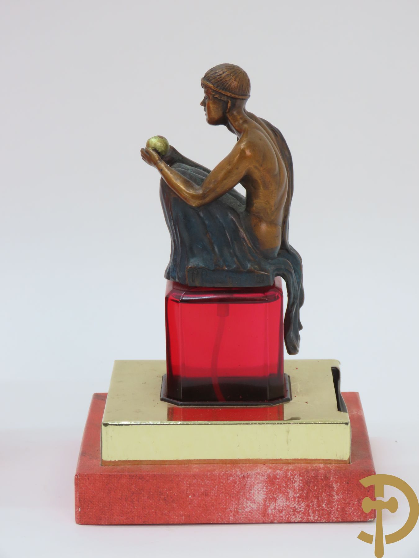 Parfumfacon met bronzen deksel in box, beperkte oplage van 831/7500 exemplaren, Les Beaux Arts Patrizia Guerresi