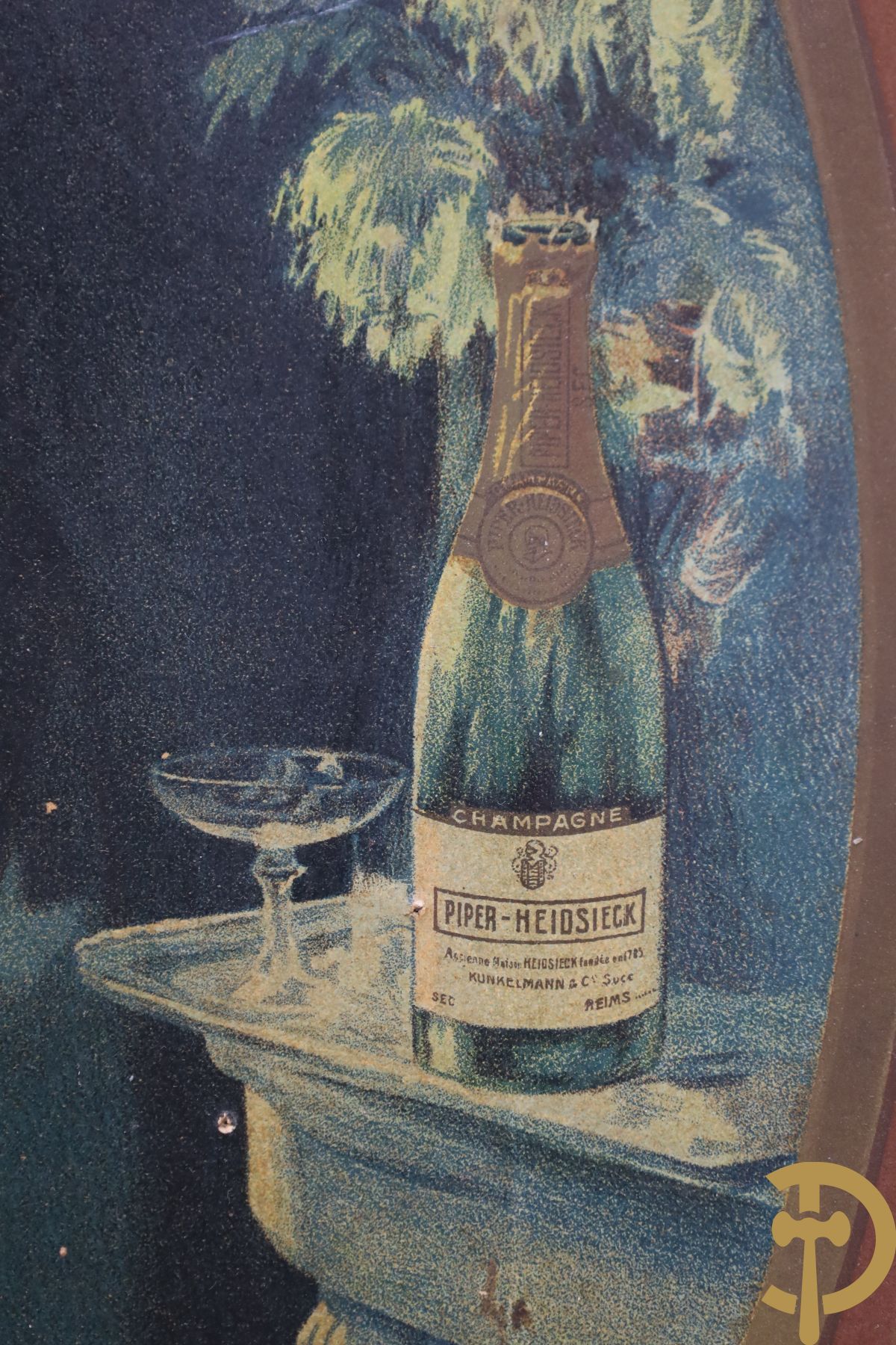 Oude affiche van Piper Heidsieck, Imp. Camis-Paris