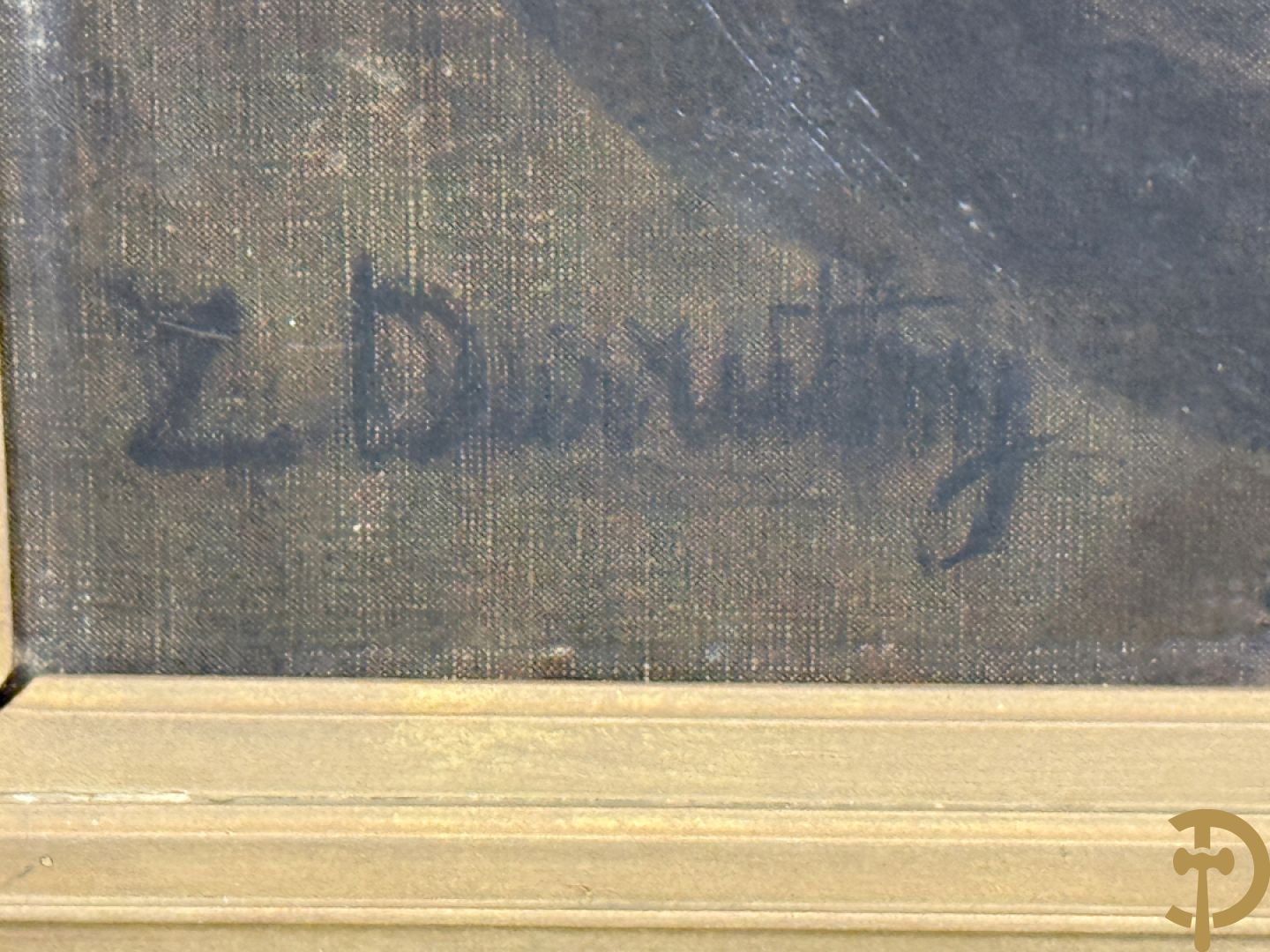 Onleesbaar getekend (Z. Du..w...tsy) 