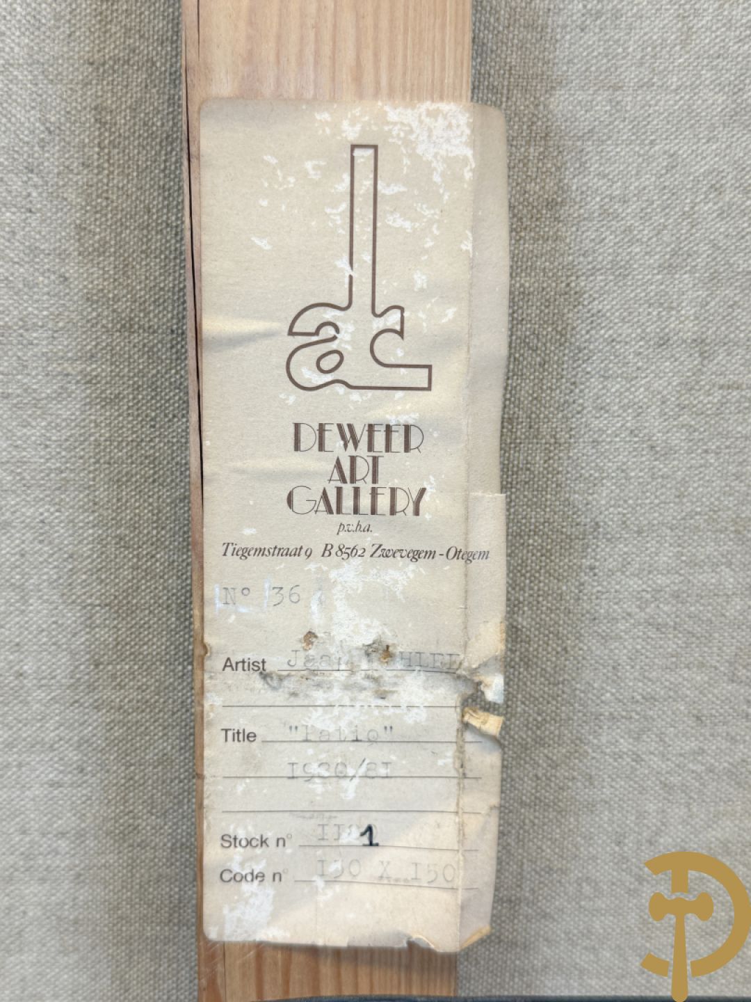 SCHLEE J. (Jaap) getekend Patio 1980-1981, 