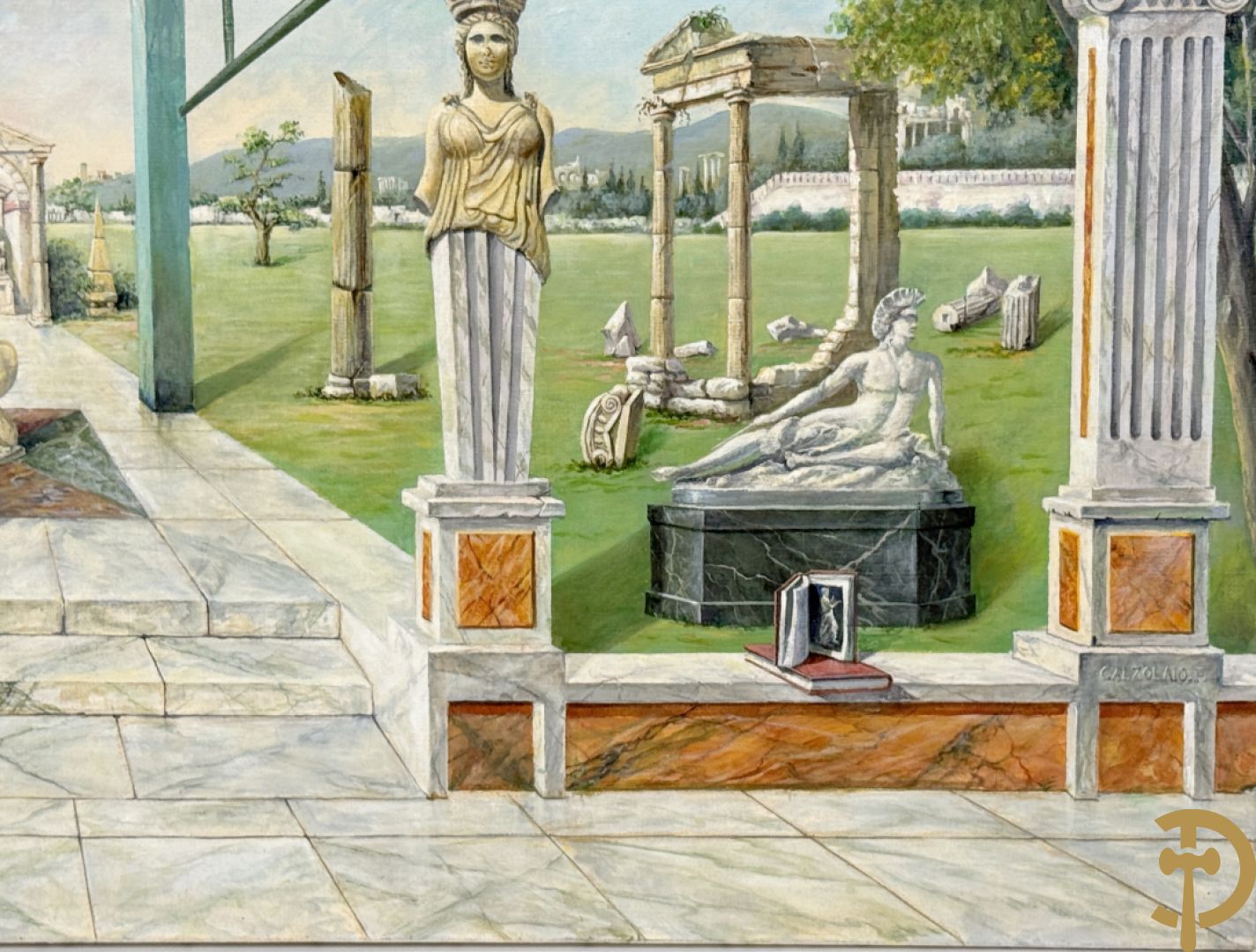 CALZOLAIO F. getekend 