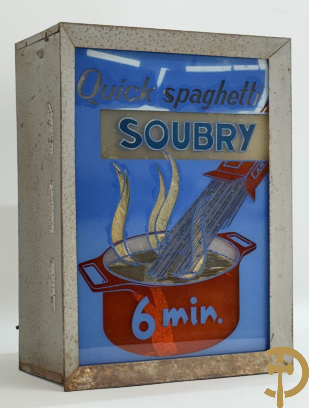 Publiciteit van Soubry Quick spaghetti met verlichting