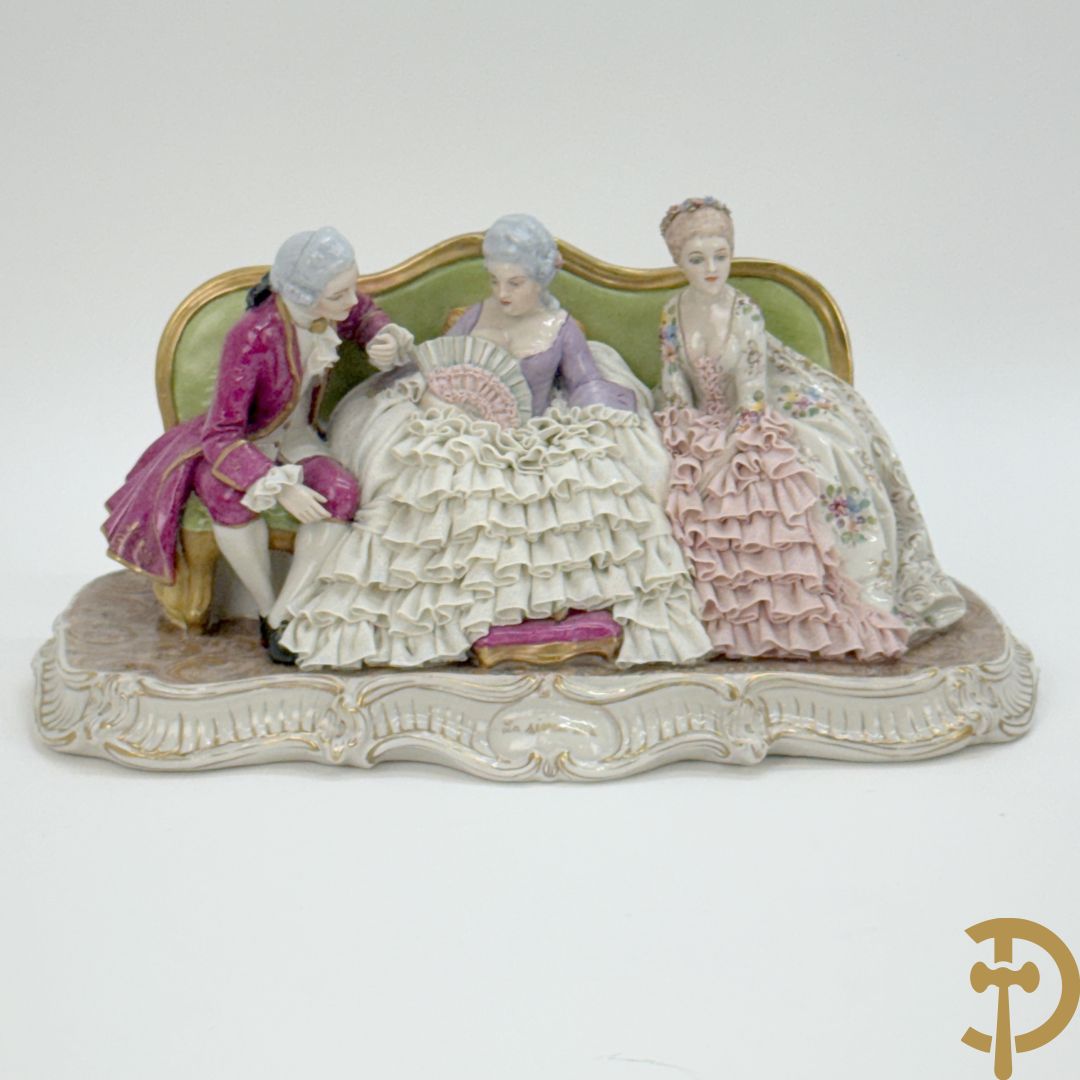 Italiaanse porseleinen groep 