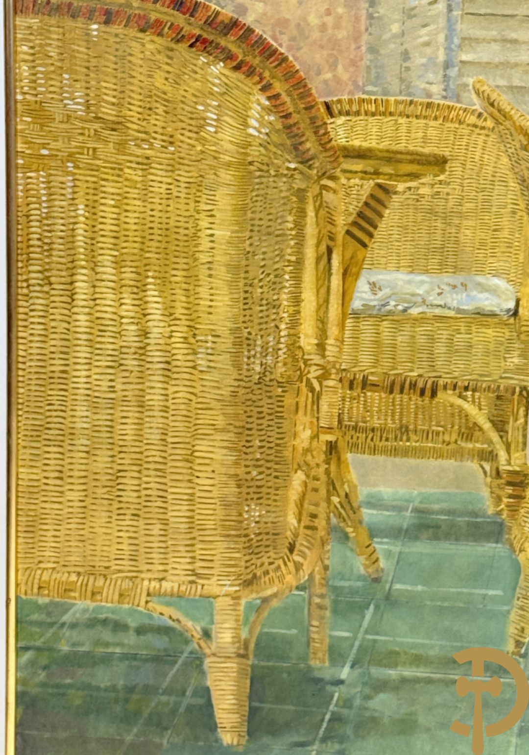 SCHLEE J. (Jaap) getekend Patio 1980-1981, 