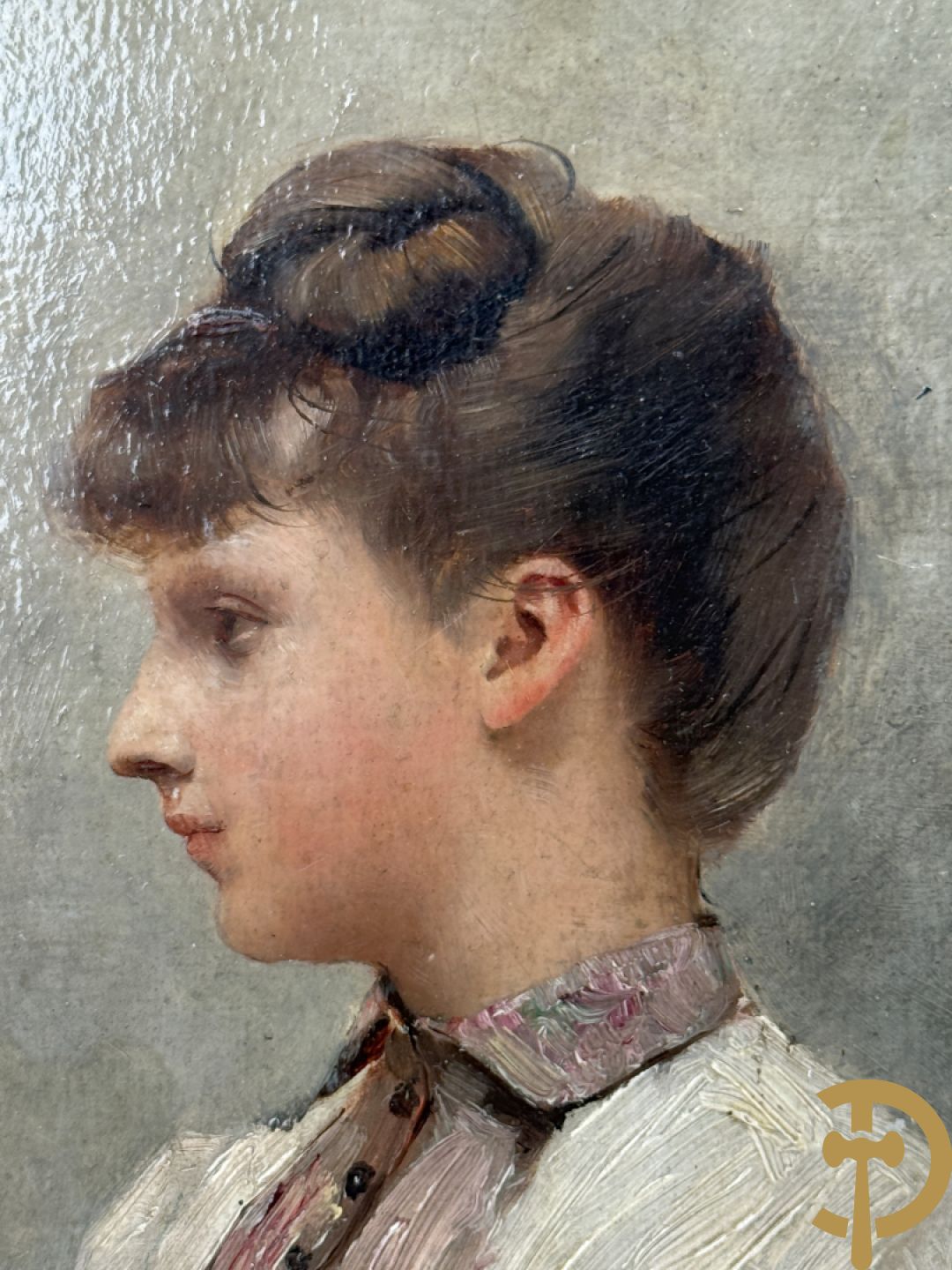 VAN DEN BOSCH Georges getekend links boven 