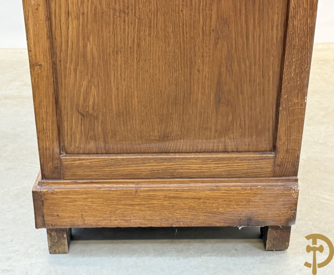 Masssief eiken tweedeursdresse Louis Philippe 19e