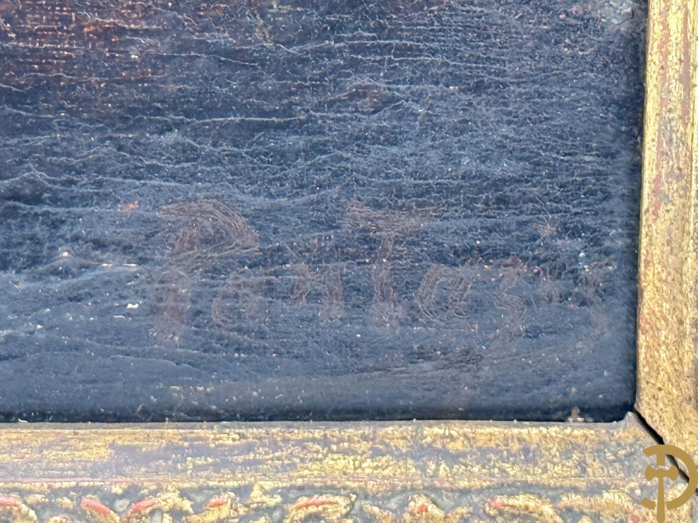 PANTASIS getekend rechts onder 