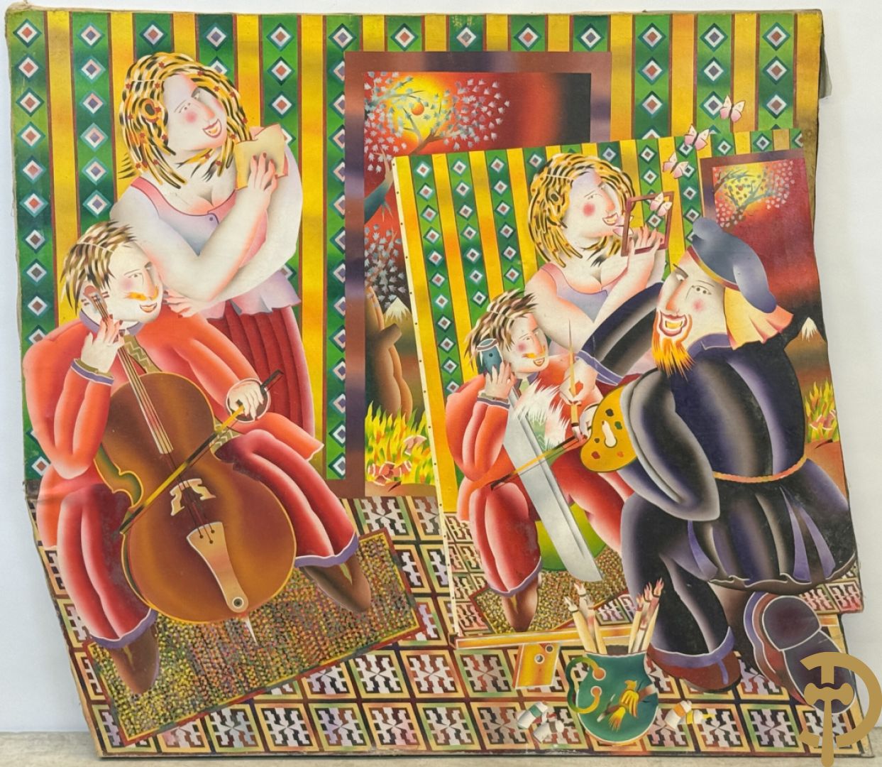 VAN DAELE Nico getekend verso 1983 