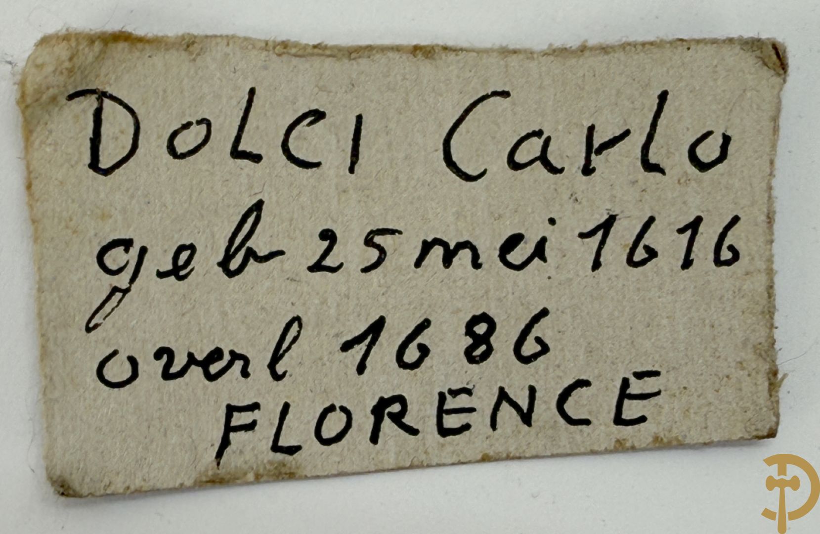 Ongetekend achteraan gerefereerd Carlo Dolci 