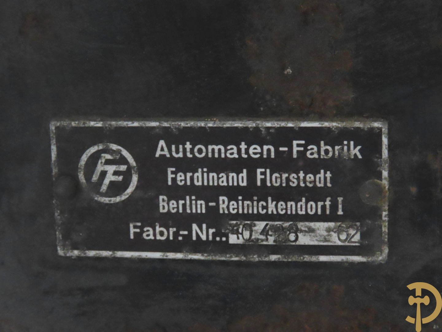 Snoepverdeelautomaat, Automaten-Fabrik Ferdinand Florstedt Berlin-Reinickendorf I, Fabr.-Nr. 40438