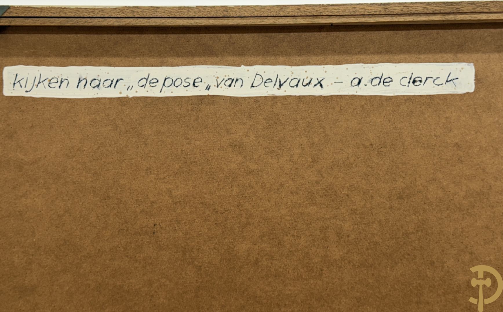 DECLERCK A. getekend (Antoon) 