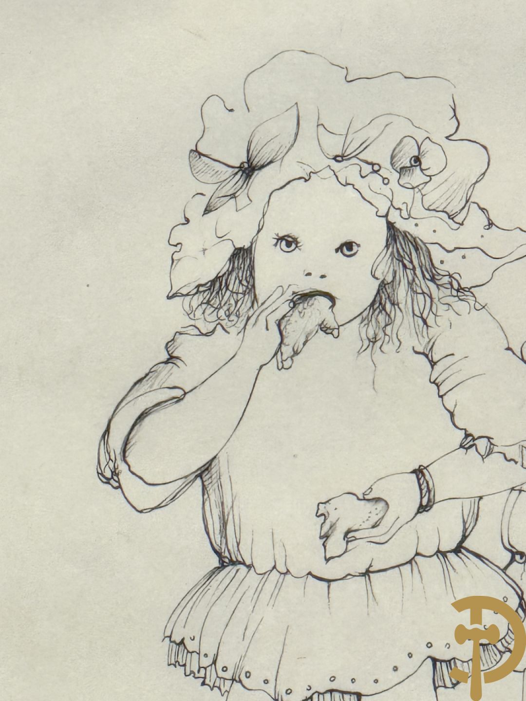 FINI Leonor getekend - Reeks van 4 gravures met meisjes - 2/75