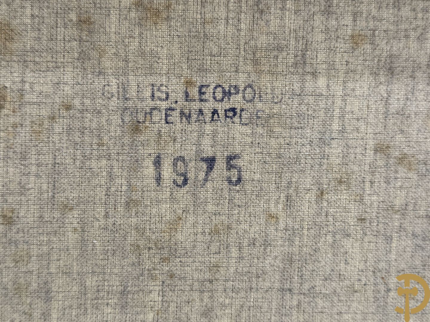 GILLIS Leopold van (G.L. gemonogrammeerd) 1975 gedateerd achteraan 