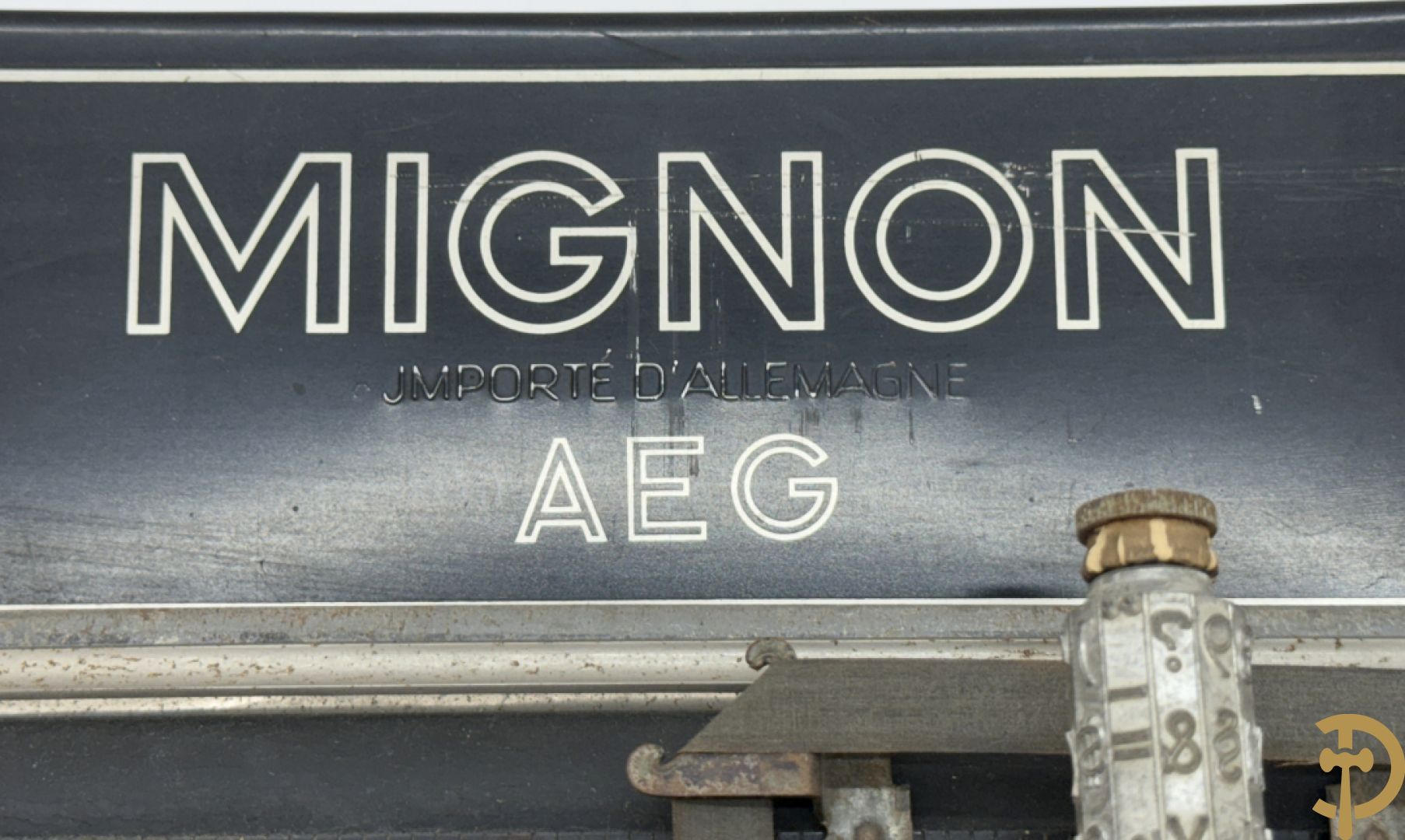 Typmachine uit de jaren 1920 / 30, Mignon model 4 AEG Technotype