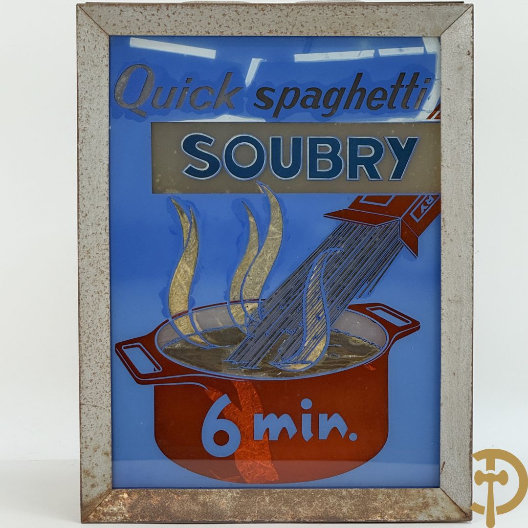 Publiciteit van Soubry Quick spaghetti met verlichting
