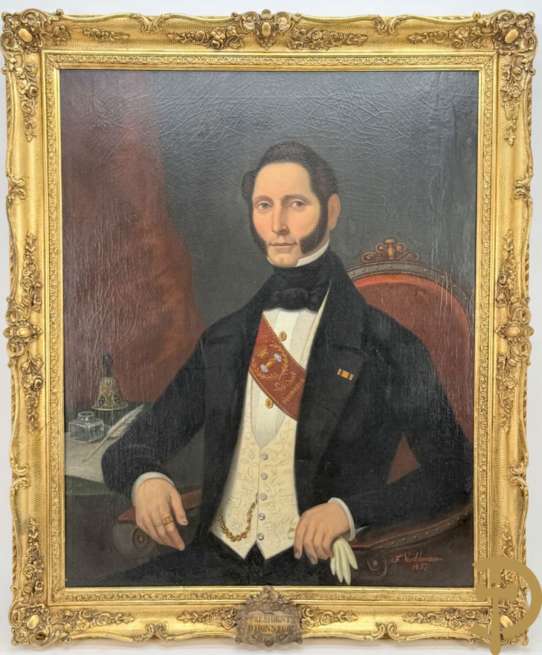 VAN BLOMMEN F. getekend 1897 