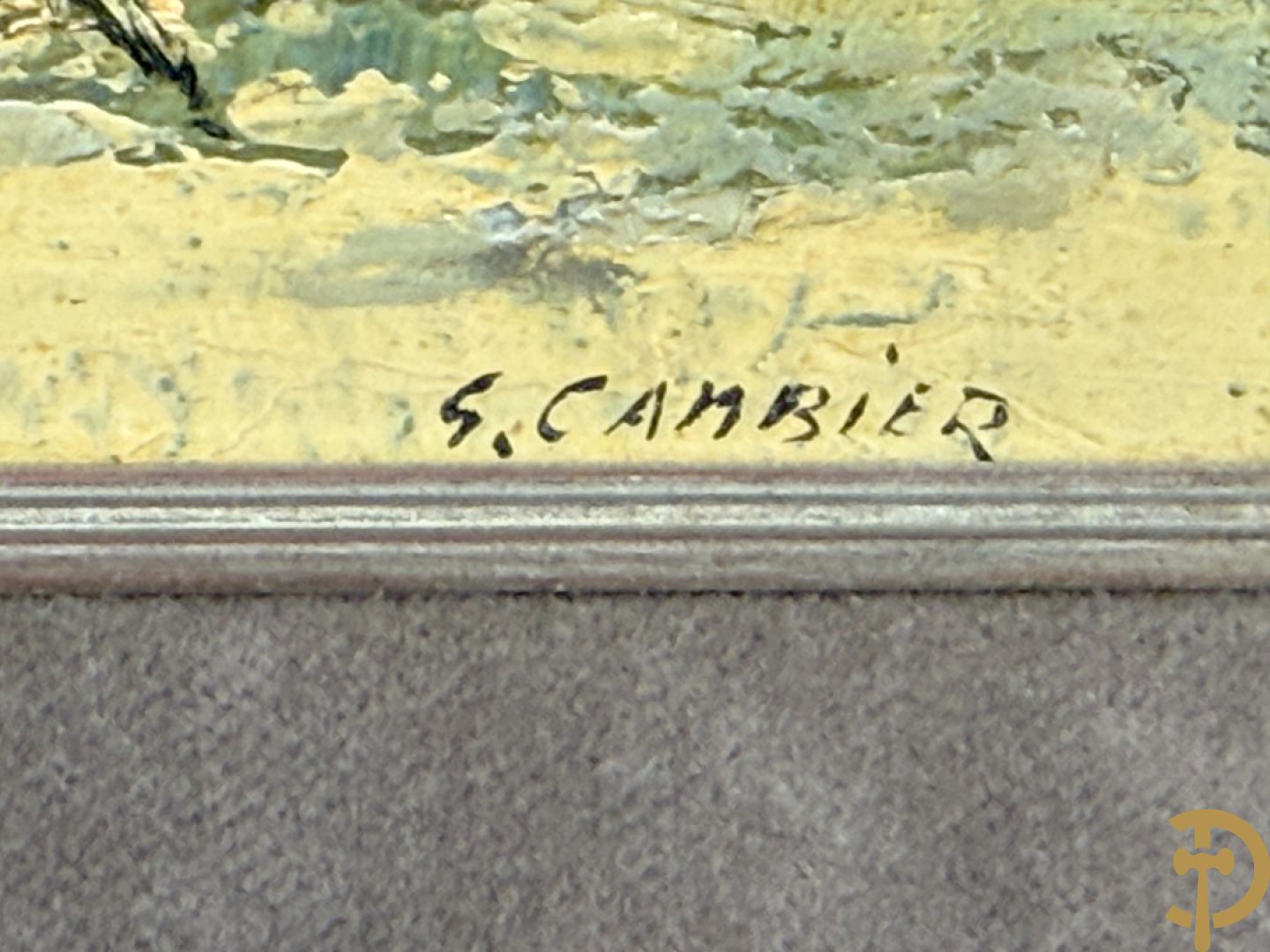 CAMBIER G. getekend 