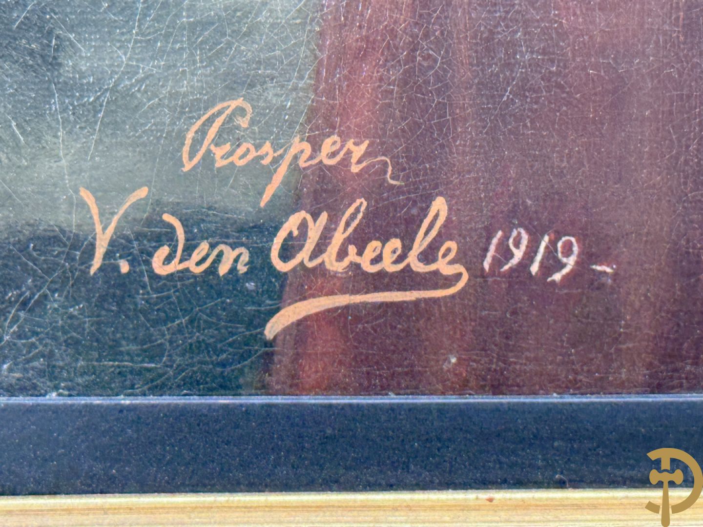 V.DEN ABEELE Prosper getekend 1919 