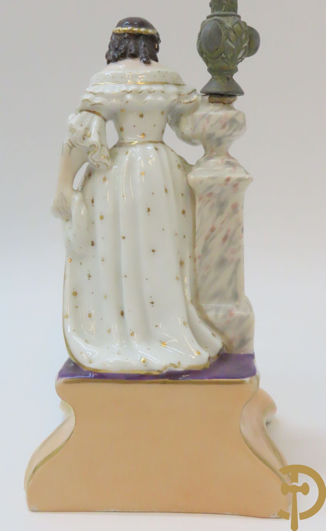 Paar porseleinen kandelaars Vieux Paris, 19e