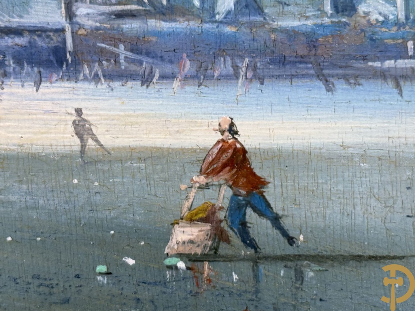 Onleesbaar getekend links onder (Ron...) 