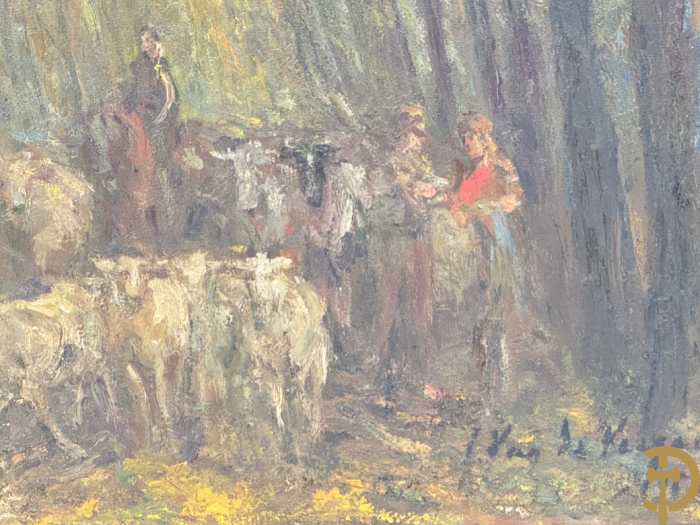 VAN DE VEEGAETE J. getekend 1952 