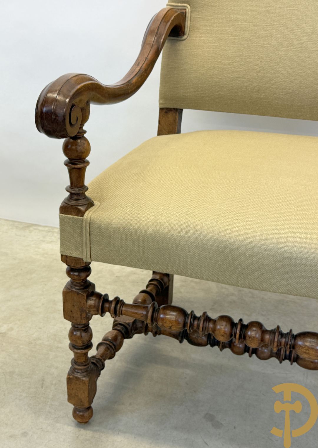 Paar notelaren Louis XVIII armzetels