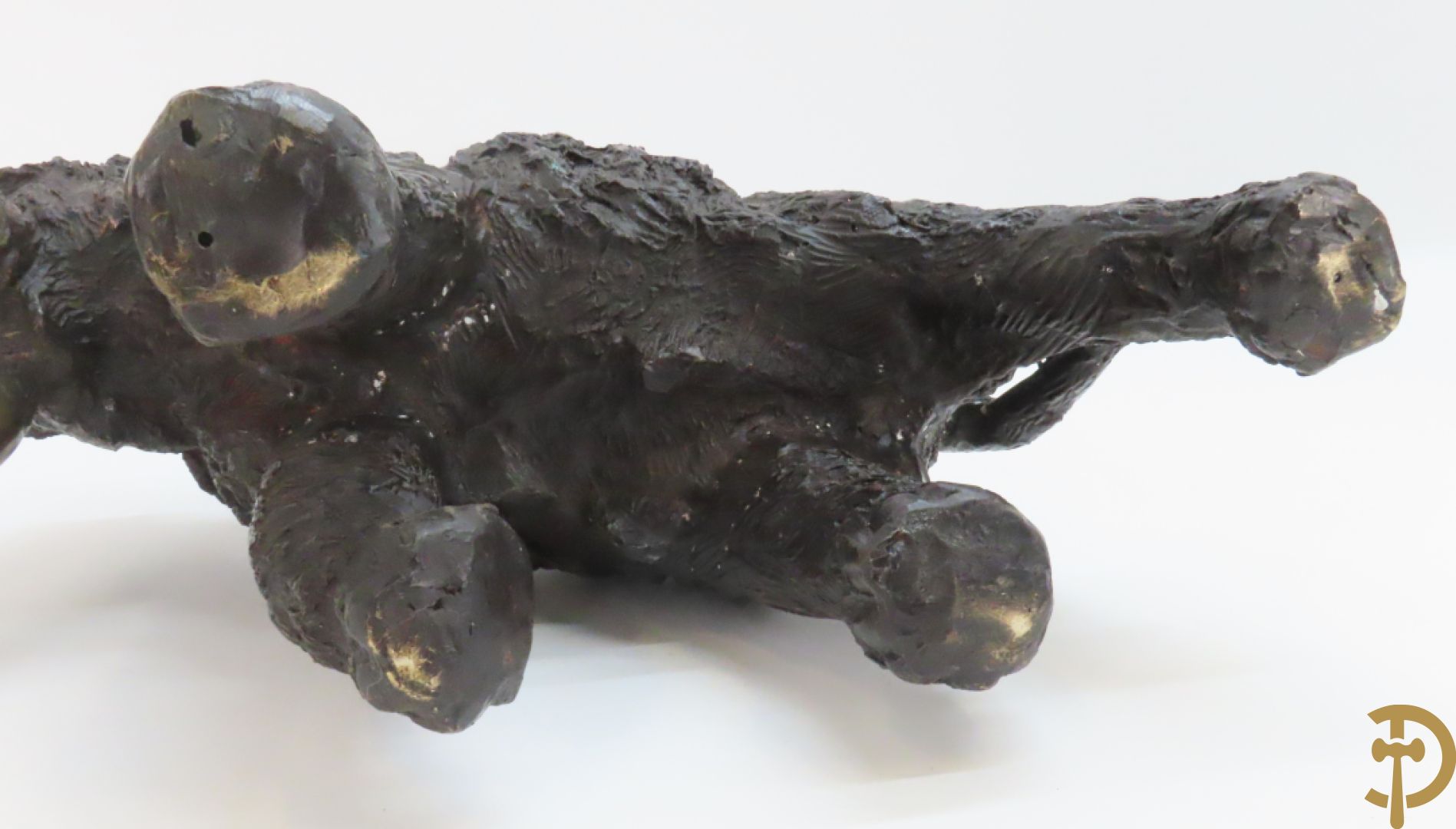 Ongetekend decoratief bronzen beeld van een mammoet